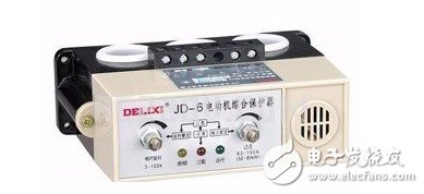 JD一6的電機(jī)保護(hù)器五個(gè)接線柱的接法圖