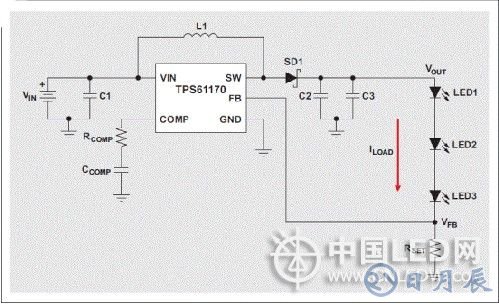 基于高亮度LED升壓轉換器的開路保護設計