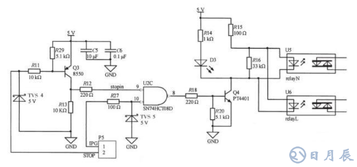 基于STM32的2μm高功率激光醫療儀的系統電路和原理圖